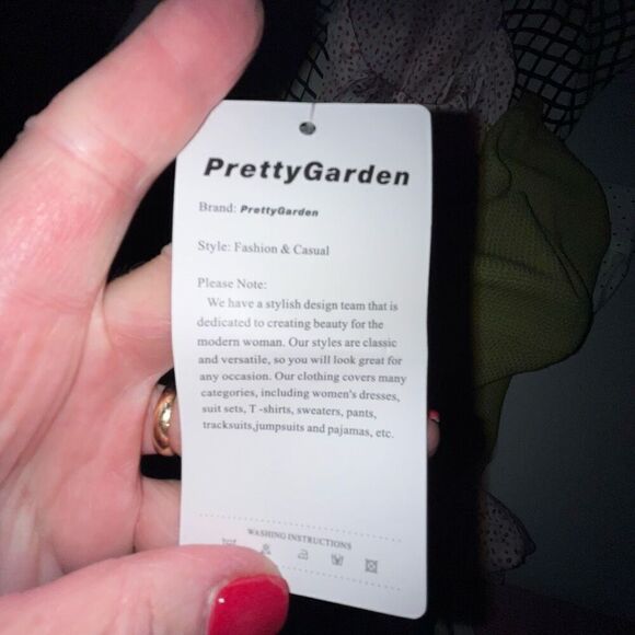 Pretty Garden Short Sleeve Crew Neck Ribbed Knit Blouse Top Cardigans small NWT - Picture 5 of 8